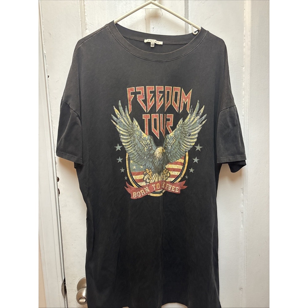 Freedom Tour "Born To Be‎ Free" Men's T-Shirt Size Large